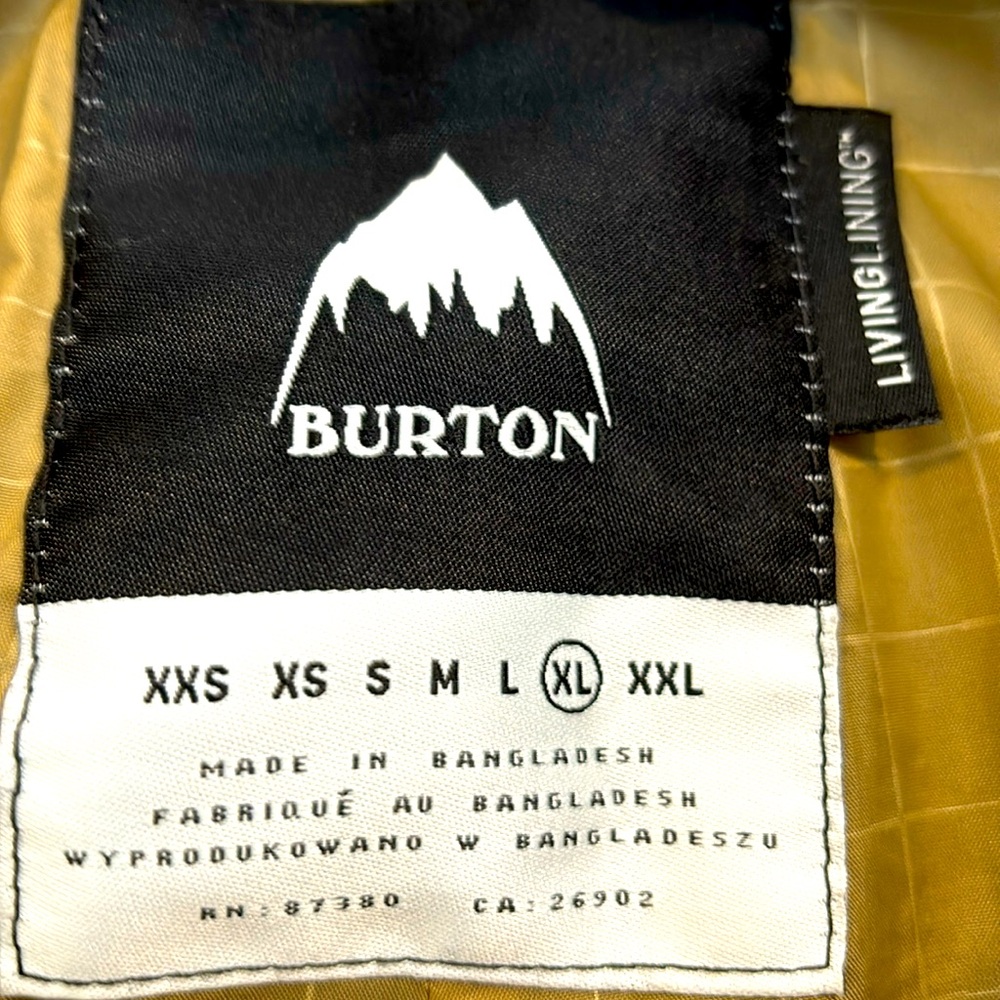 Men’s Burton White Collection Snowboard pants